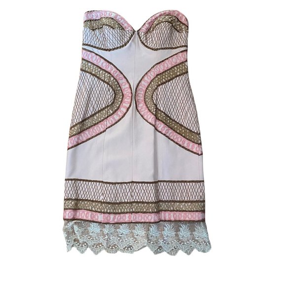 Vintage Tracy Reese Silk Embroidered Dress Suit Set 6/8 - Picture 2 of 10